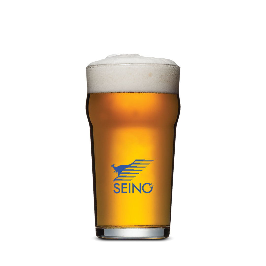 Burckhardt Beer Glass - Imprinted, custom glassware with logo imprint 2