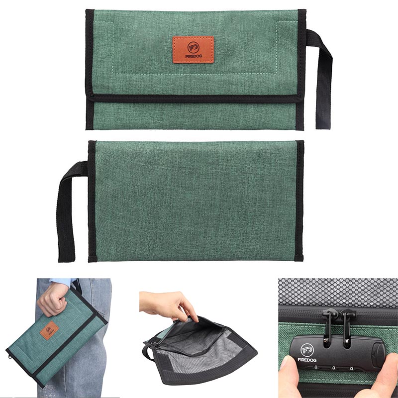 Carbon Smell Proof Bag with Combination Lock 2