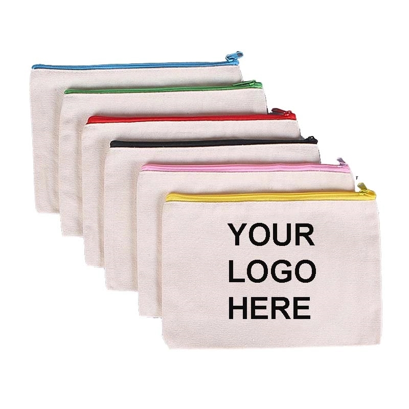 Canvas Zipper Pencil Bag 1