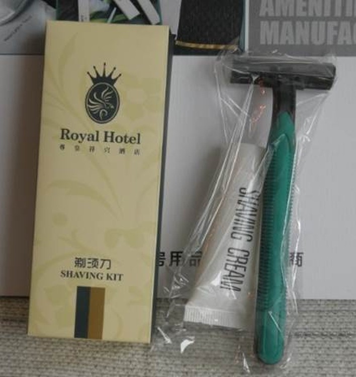 Hotel Amenities Men Disposable Shaving Knit Set Shaving Cream 2