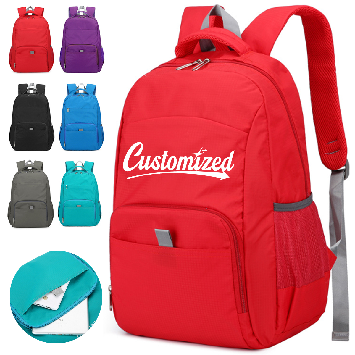 Lightweight Foldable Hiking Backpack Travel School Bag