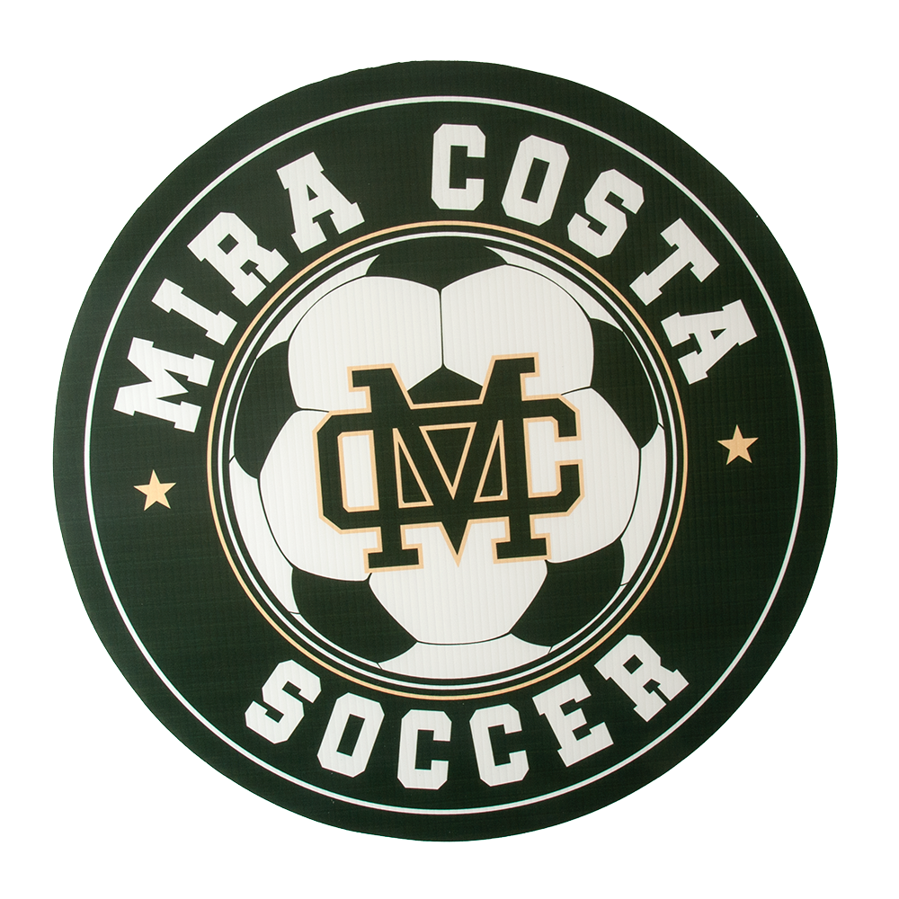 22" Round Yard Sign, Full Color