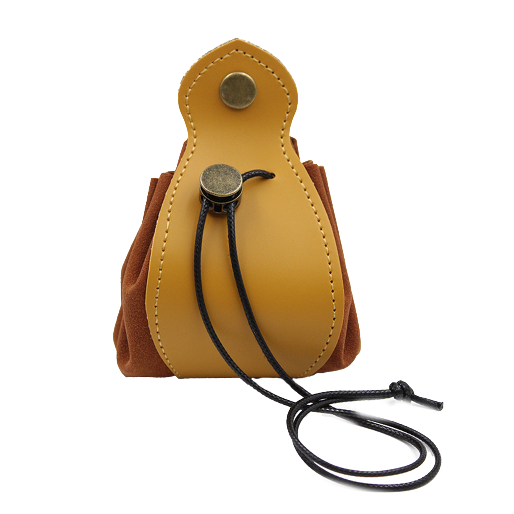 Drawstring Leather Bag 4