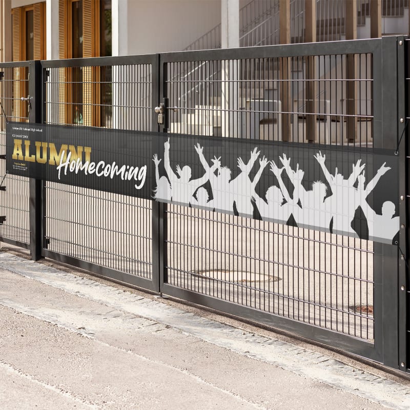 Custom 3' X 20' Mesh Banners 6