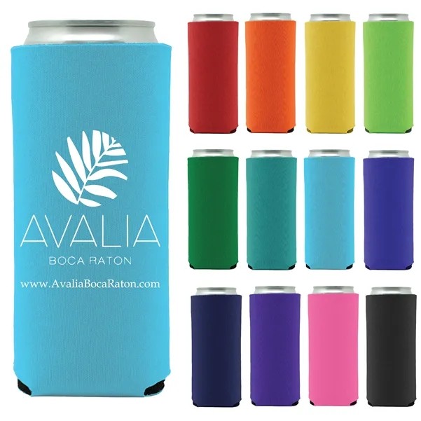 12Oz Slim Collapsible Can Cooler 1