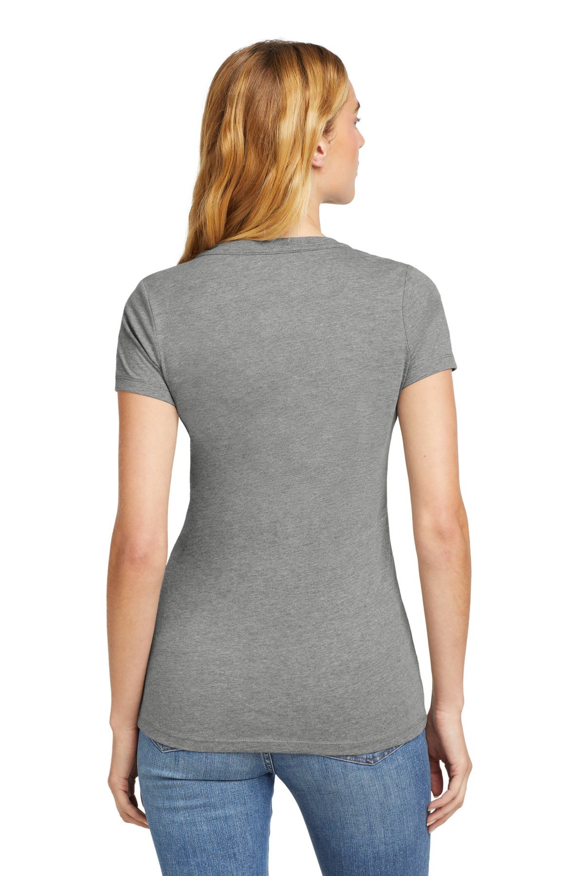 New Era Women's Heritage Blend V-Neck Tee. LNEA101 49