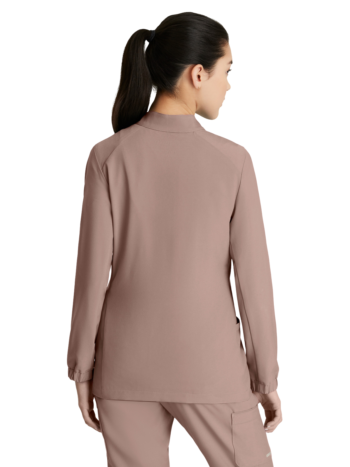 Grey's Anatomy Evolve Stretch - Women's Three-Pocket Virtue Warm-Up Scrub Jacket 11
