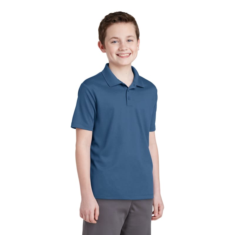 Sport-Tek Youth PosiCharge RacerMesh Polo. 26