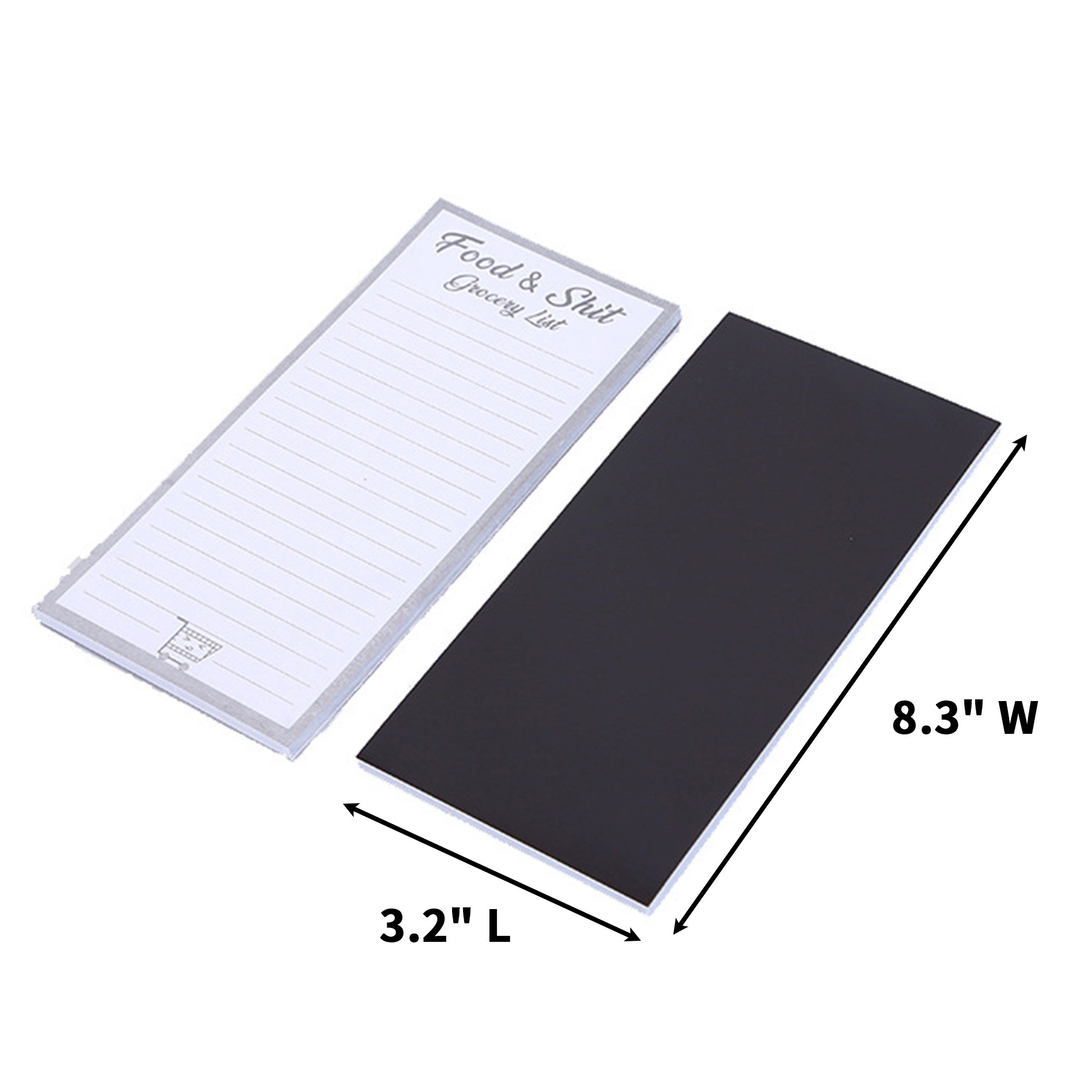 Magnetic Peel Sheet Planner For Metal Surface 8.3" x 3.2" 3