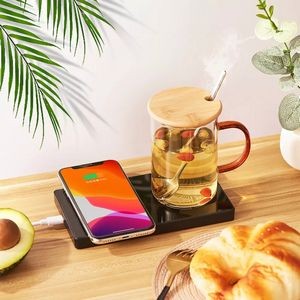15W USB Powered Wireless Charger&Mug Warmer 4