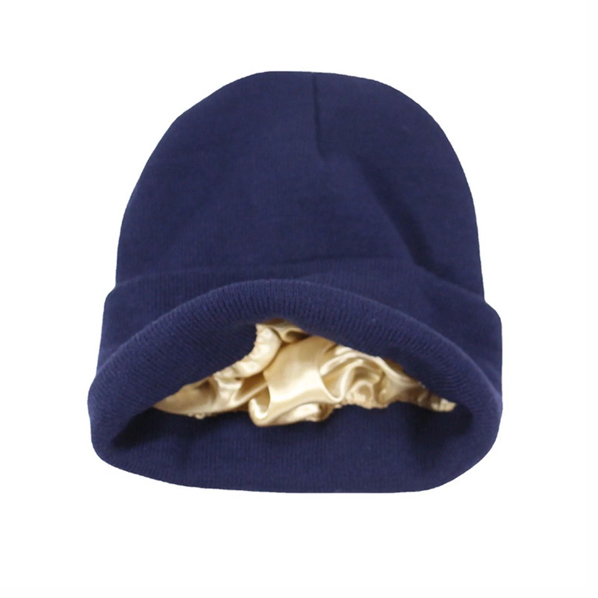 Kinitted Beanie Cap With Satin Lined 5