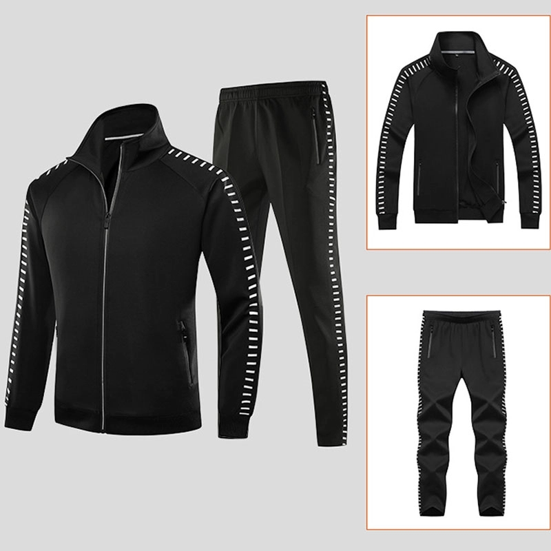 Custom Men's Tracksuit Set Full Zip Long Sleeve 6