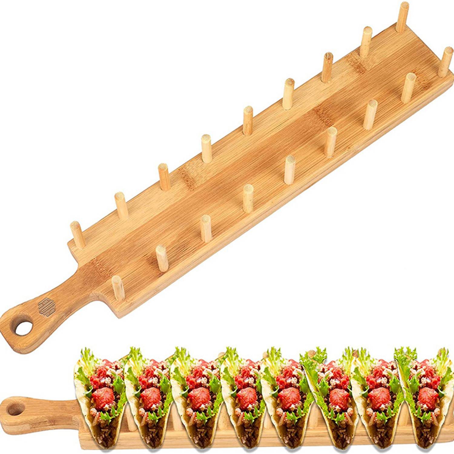 Bamboo Burrito Stand 9