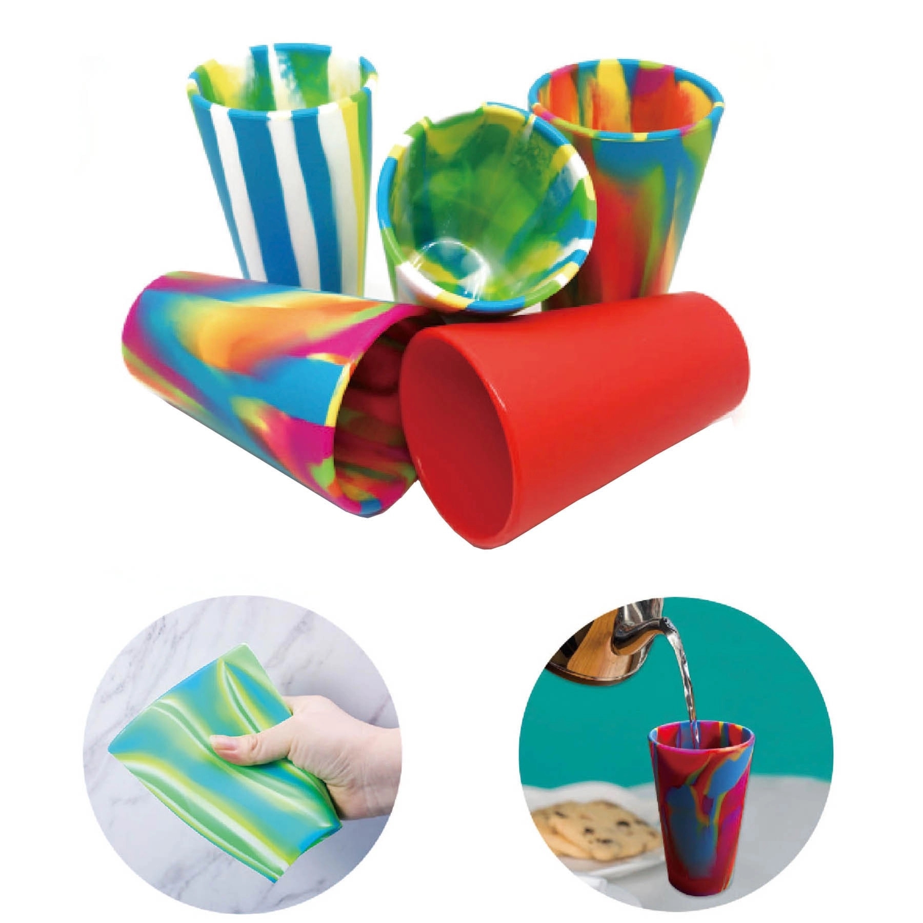 16 Oz Silicone Pint Glass 3