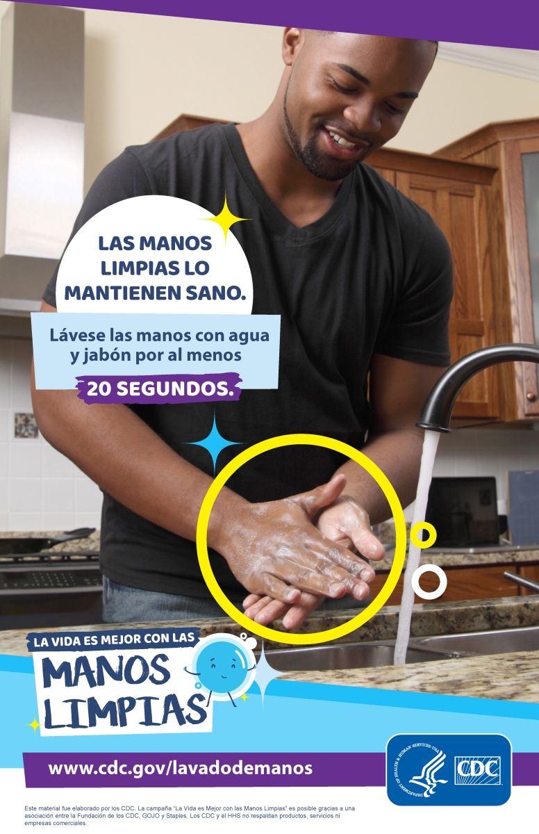 CDC Approved Stock Posters | Hand washing series (11x17) 10