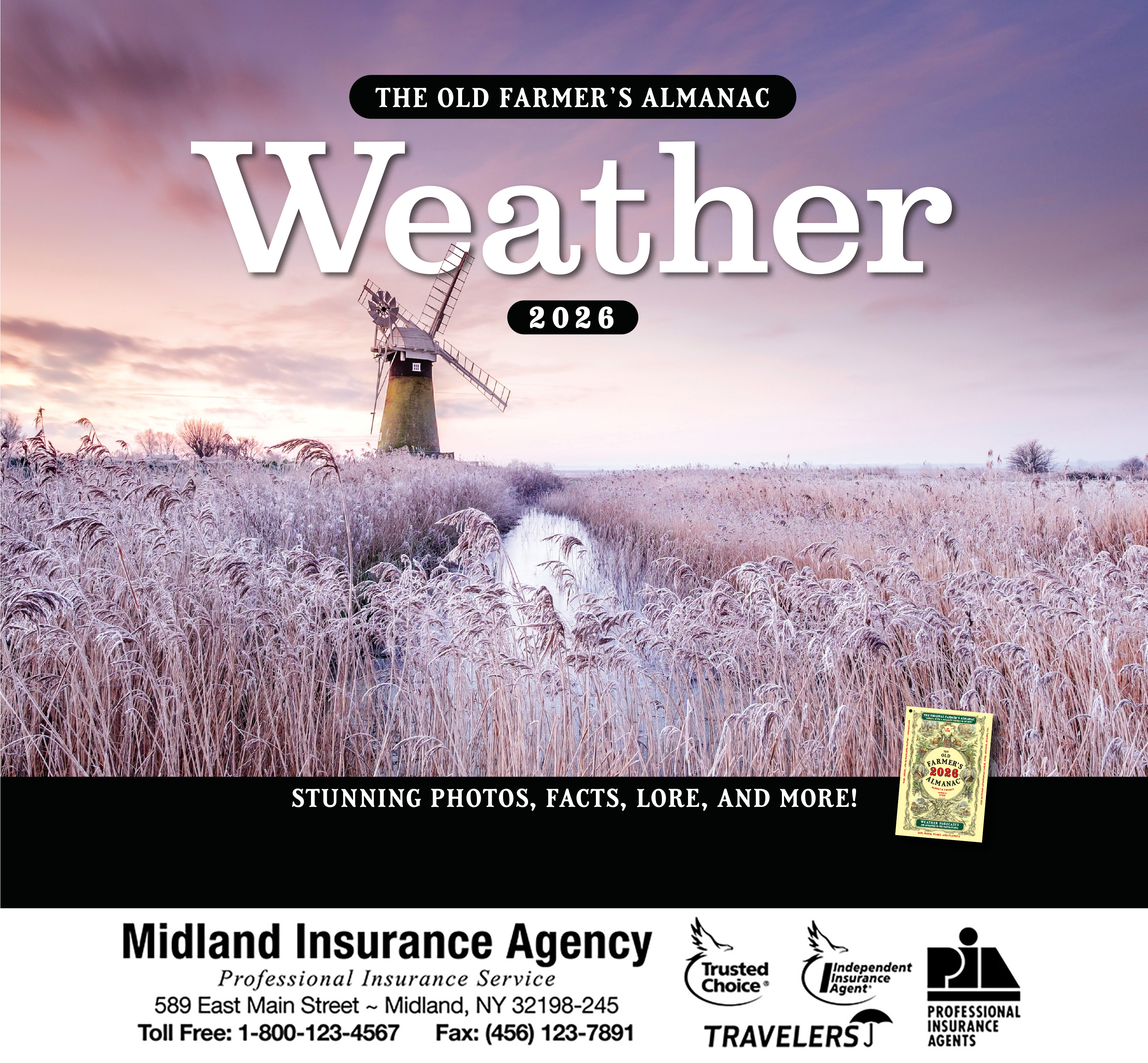 The Old Farmer's Almanac® Weather Watcher's: 2027 Stapled 1