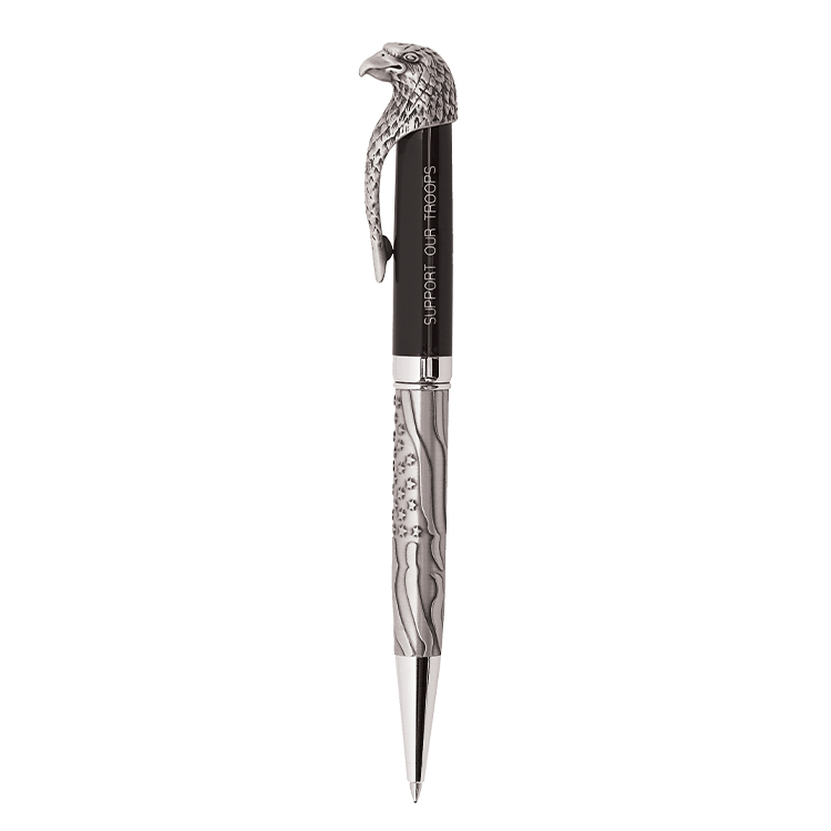 Eagle Ballpoint Pen w/ Flag Barrel