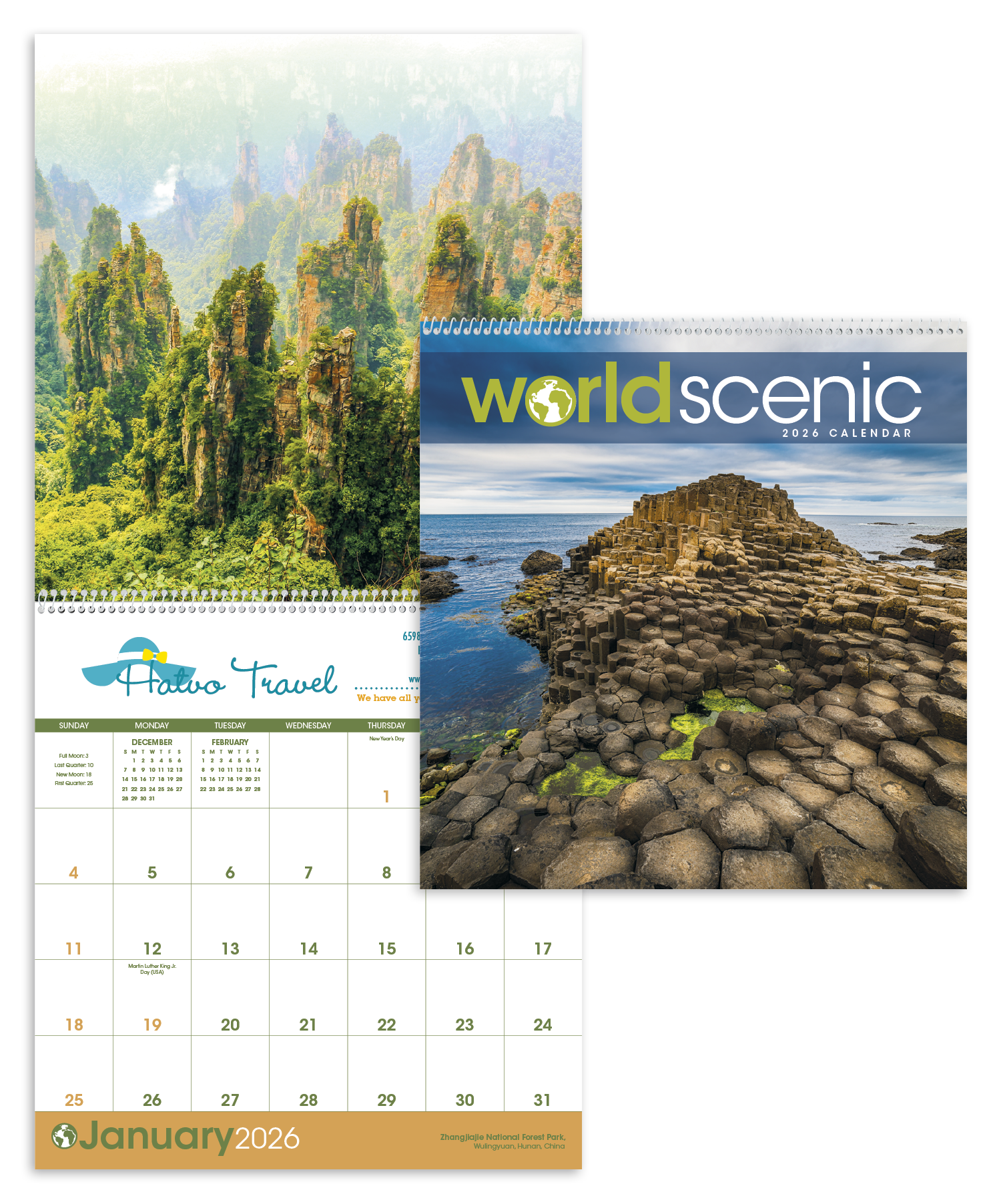 Triumph® Calendars World Scenic Calendar 10