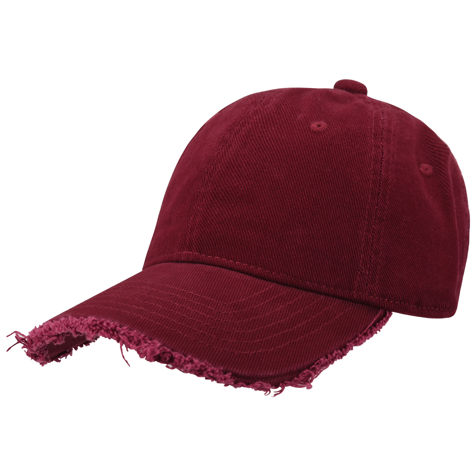 Cotton 6-Panel Unstructured Middle Profile Cap With Metal Back Closure 10