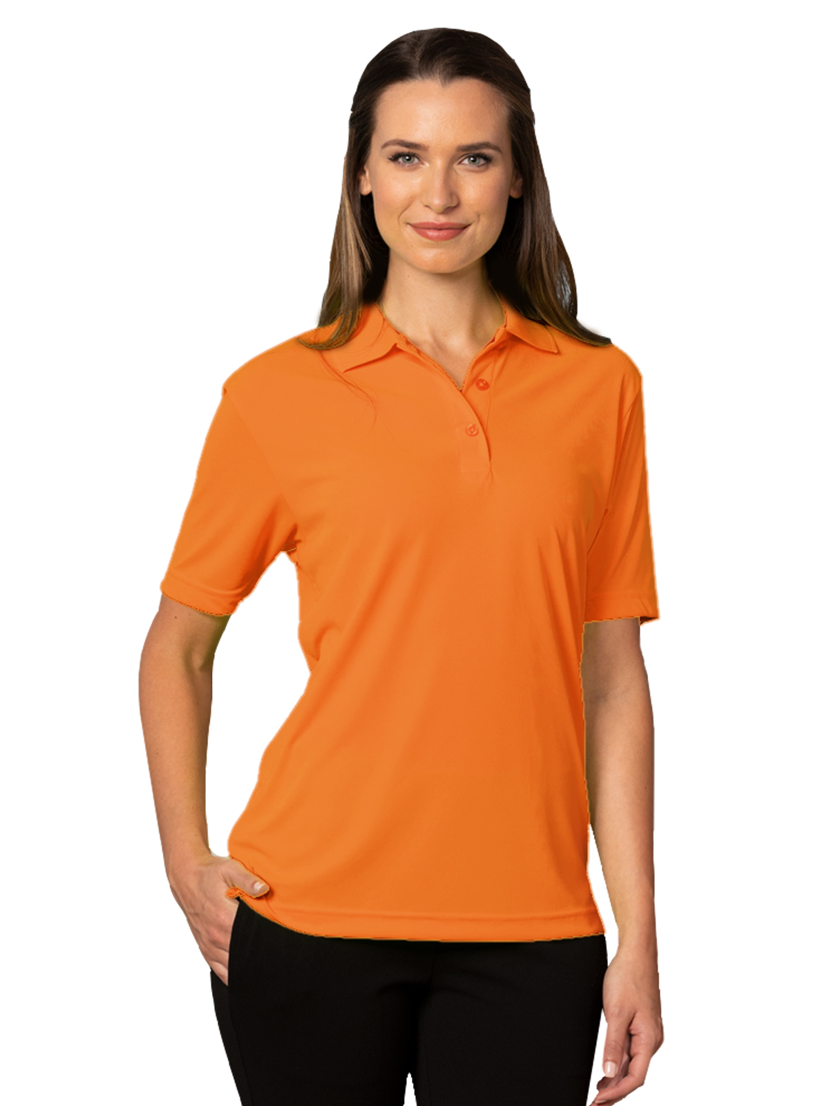Blue Generation - Women's Pocketless Value Wicking Polo 26