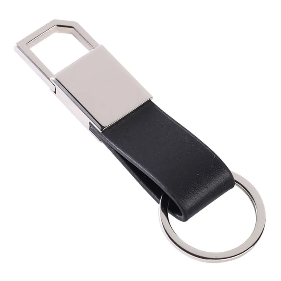 Sturdy Ring Leather Keychain 7