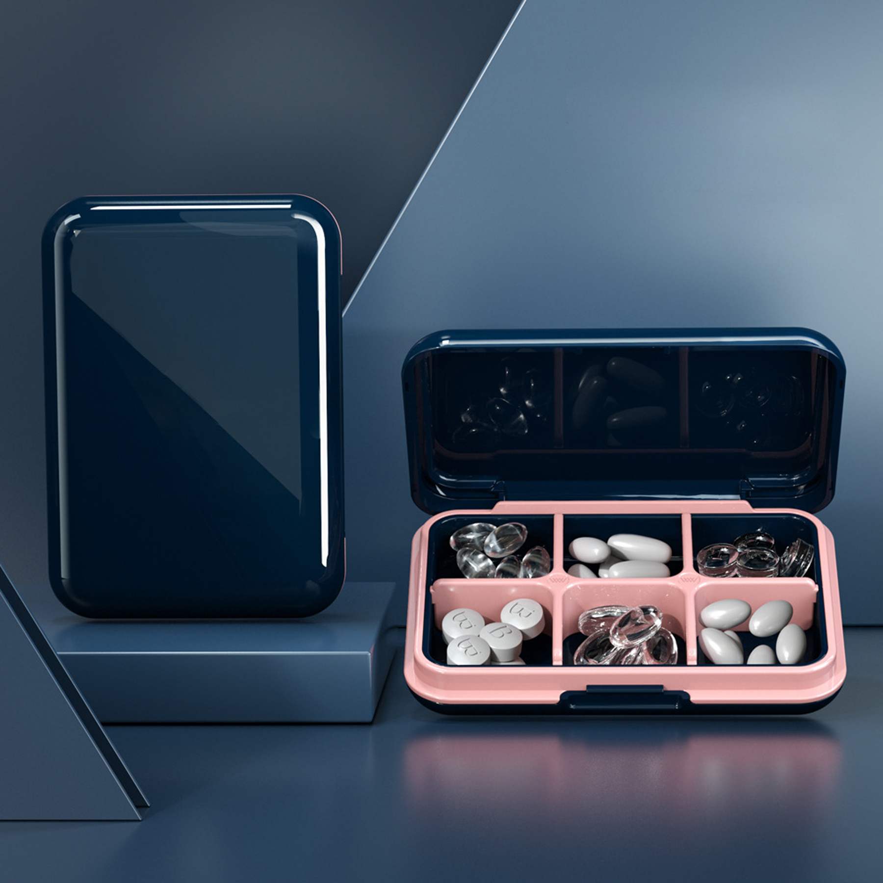 Travel Pill Organizer Medication Case 1