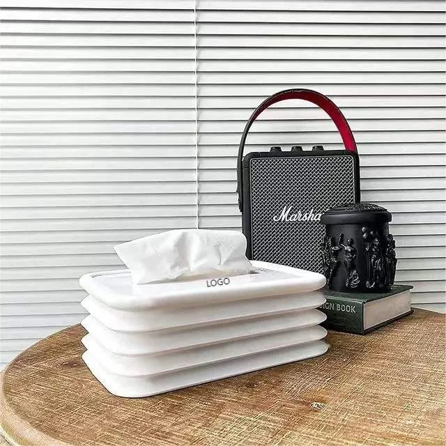 Silicone Foldable Tissue Box Cover 4