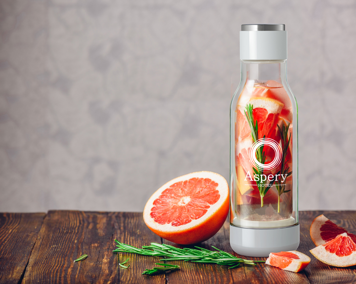 17 oz Asobu Inner Peace Glass Water Bottle 11