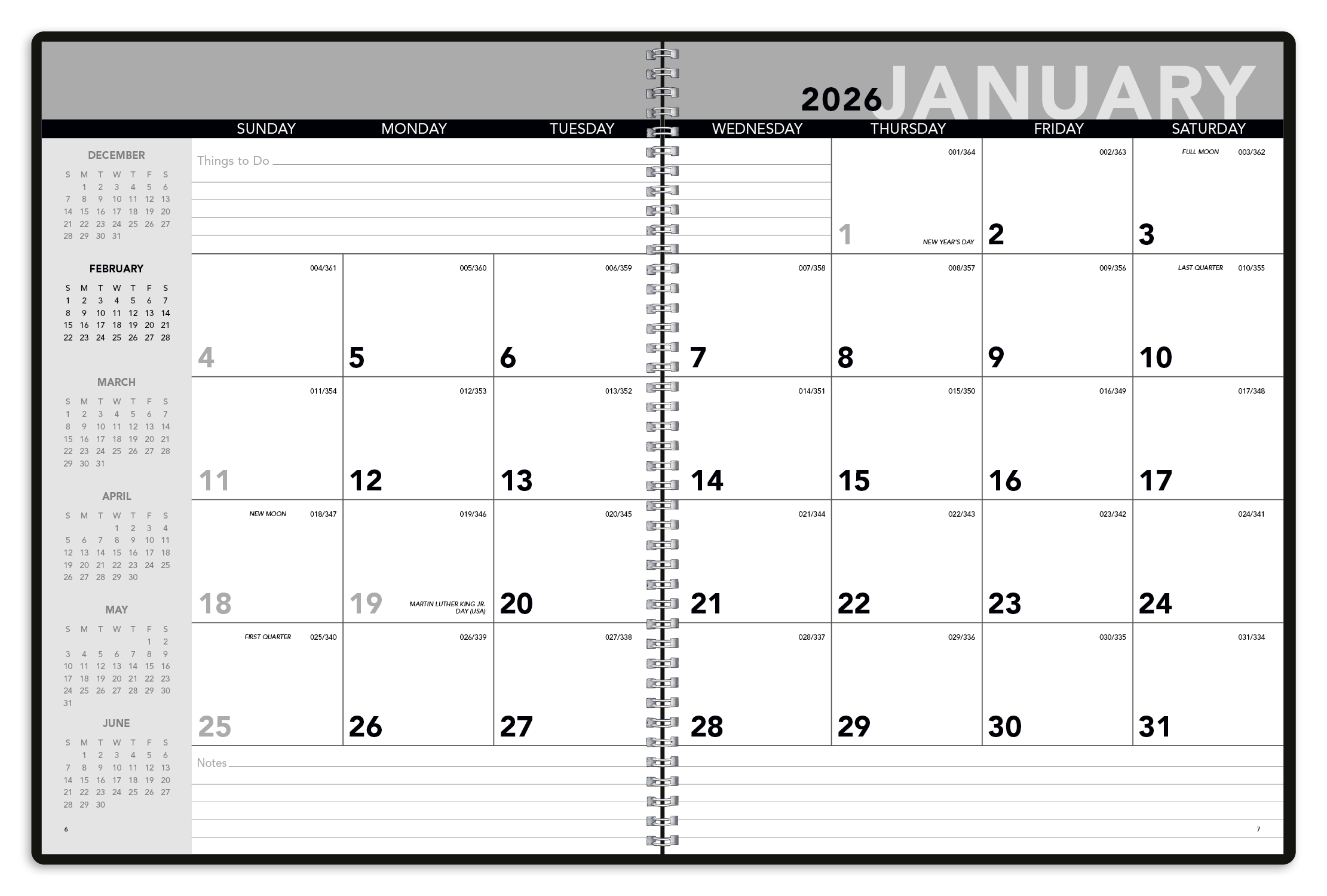 Triumph® Calendars Monthly Planner 127