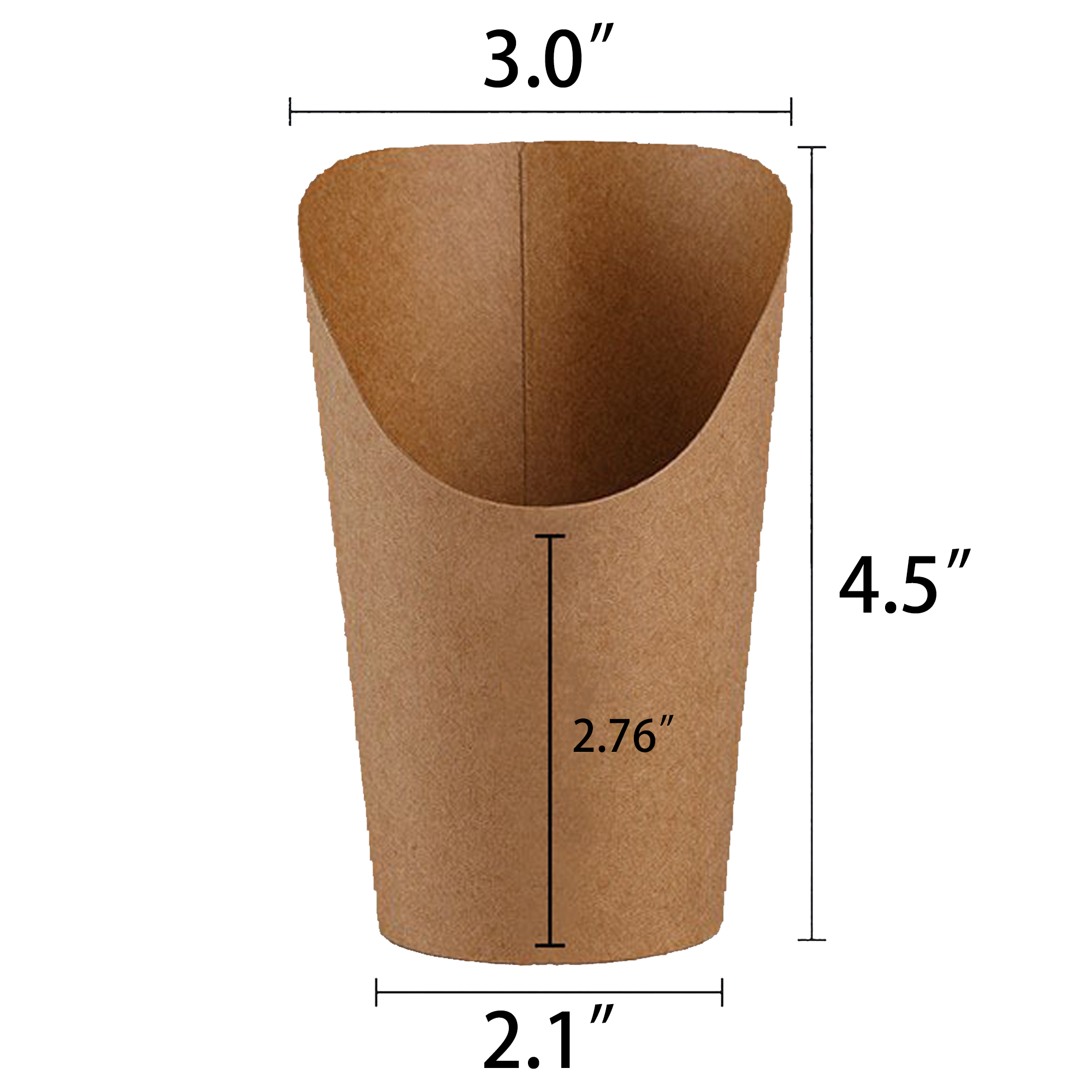 12OZ Takeout Snack Cup with Slanted Opening 3
