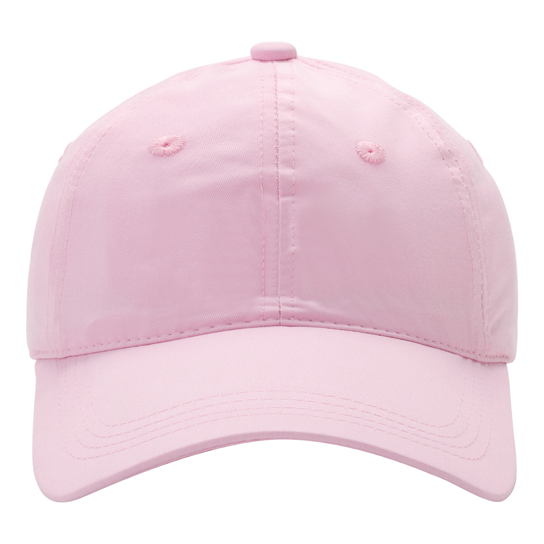6-Panel Tencel Cotton Embroidered Curved Brim Baseball Cap 2