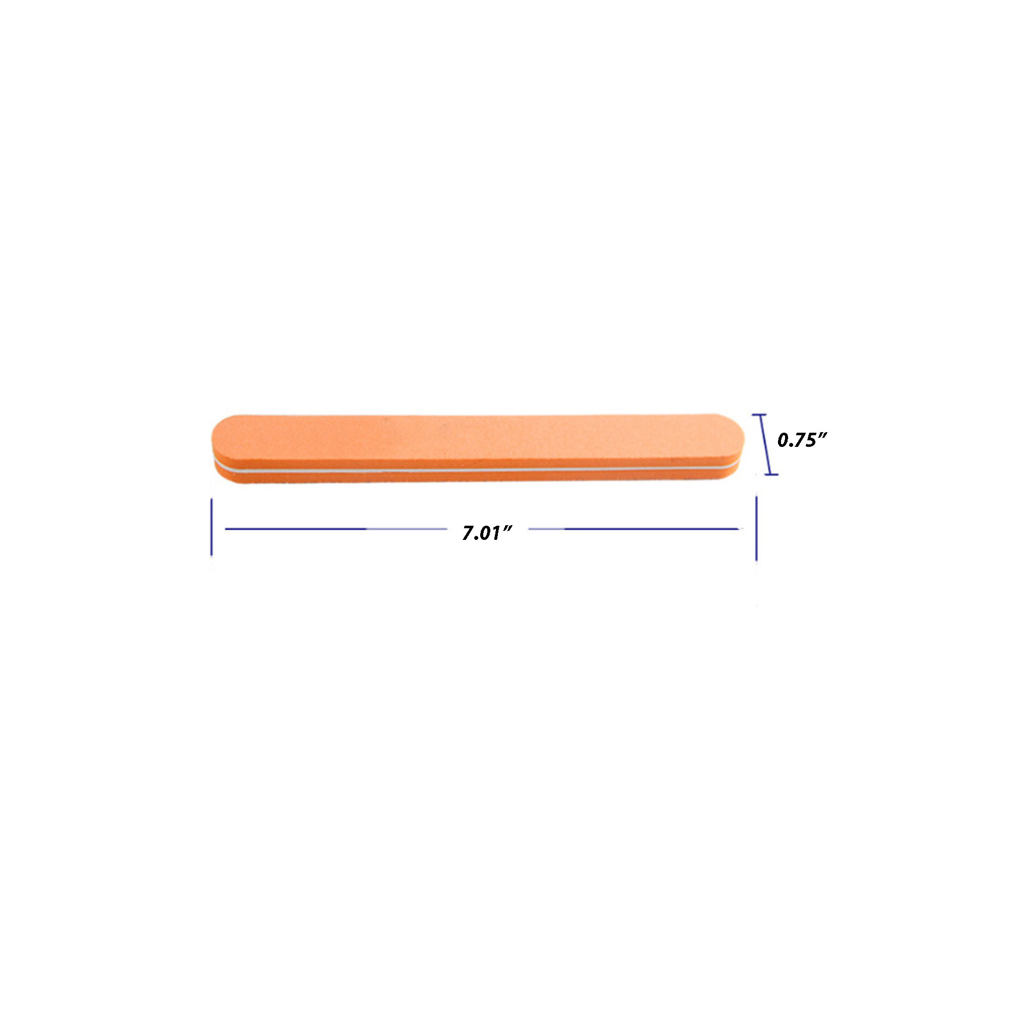 Straight Round Head Sponge File Nail File 2