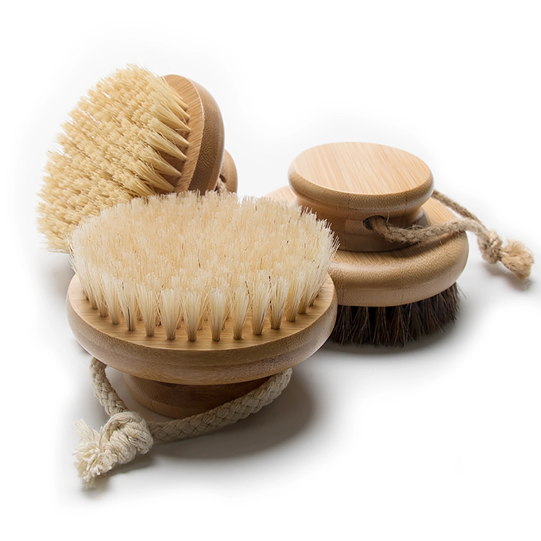 Bamboo Dry Body Shower Brushes 4