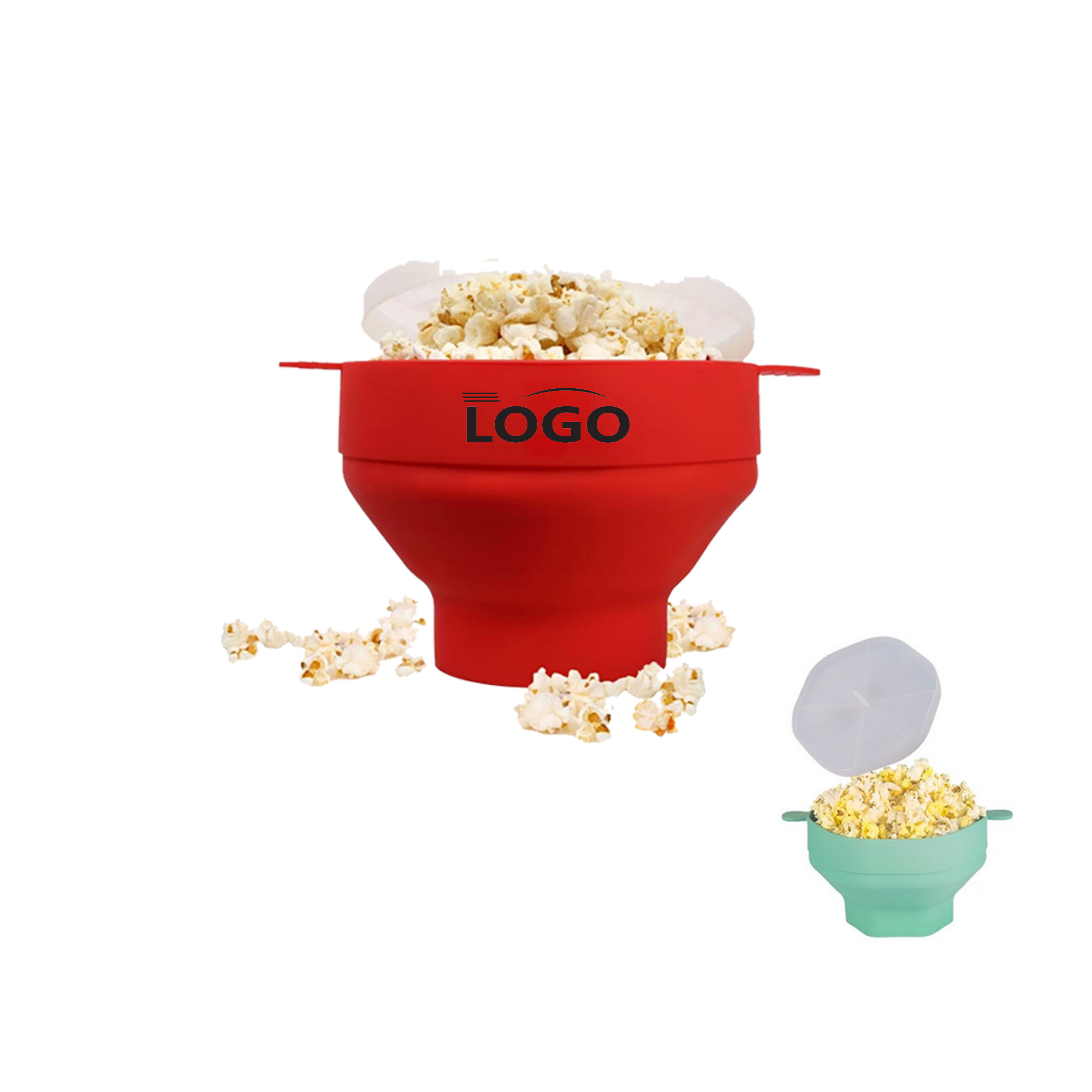 Collapsible Silicone Popcorn Popper 2