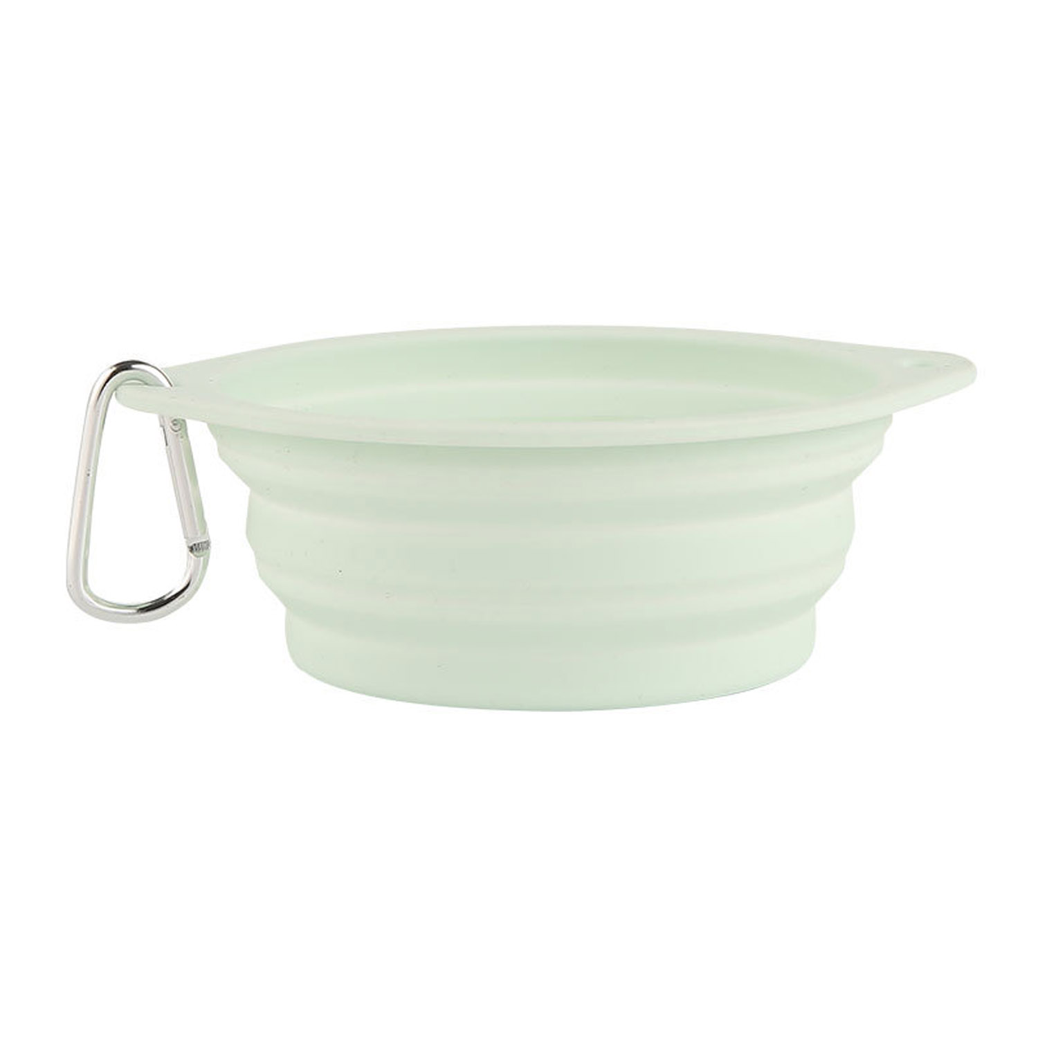 Portable Silicone Collapsible Pet Bowl w/ Carabiner 3