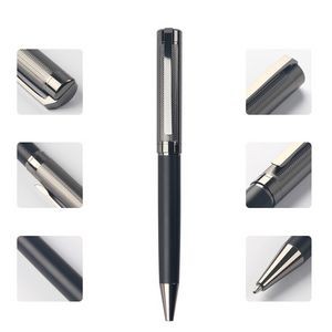 Elegant Wave Twisted Metal Pen With Stylus 11