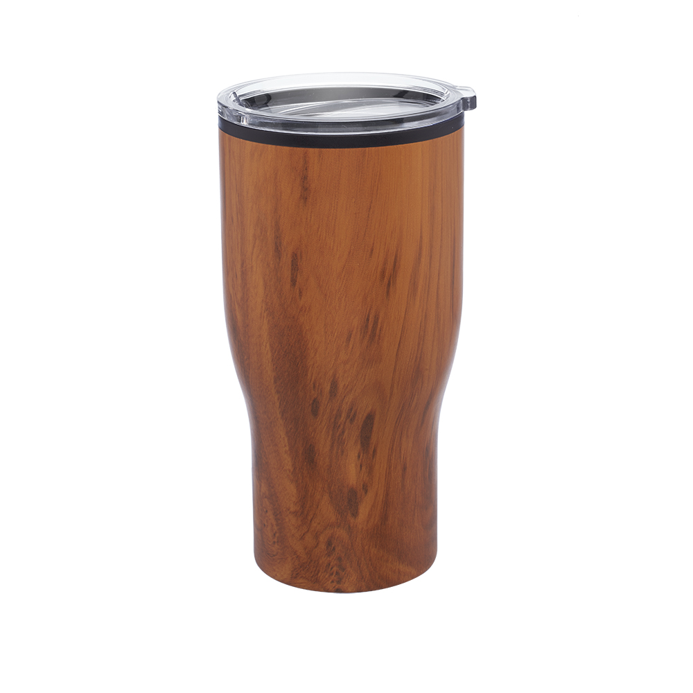 28 oz. Travel Mugs with Wood Finish 3