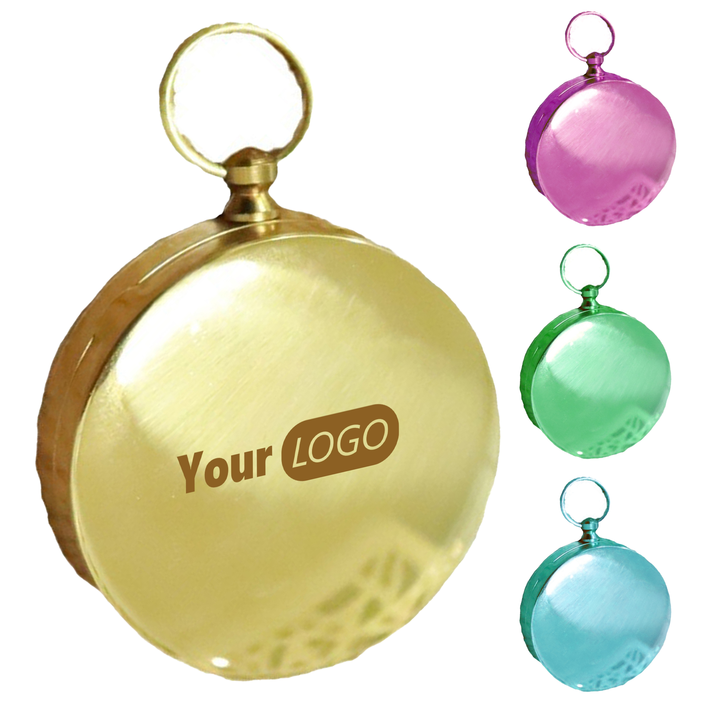 Brass Classic Brass Pocket Compass For Outdoor Exploration 1