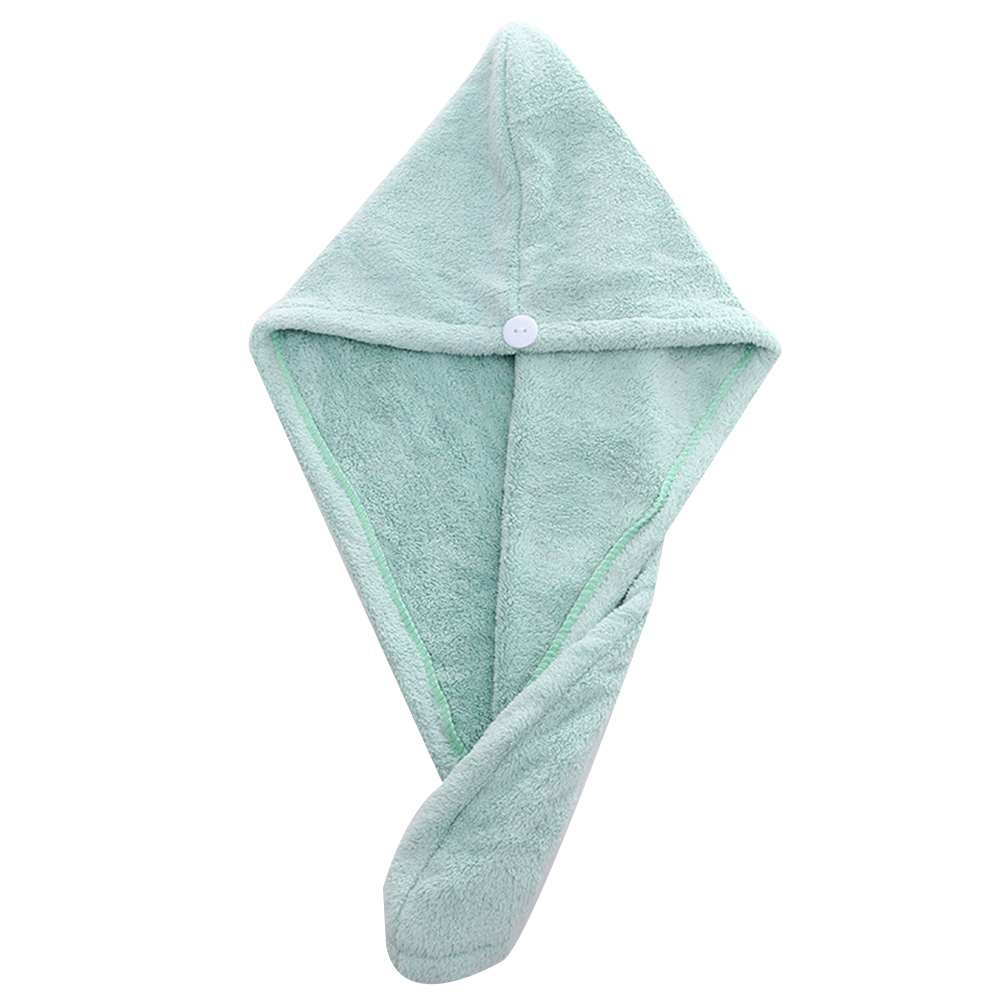 Thickened coral velvet hair-drying cap absorbent dry hair towel 2