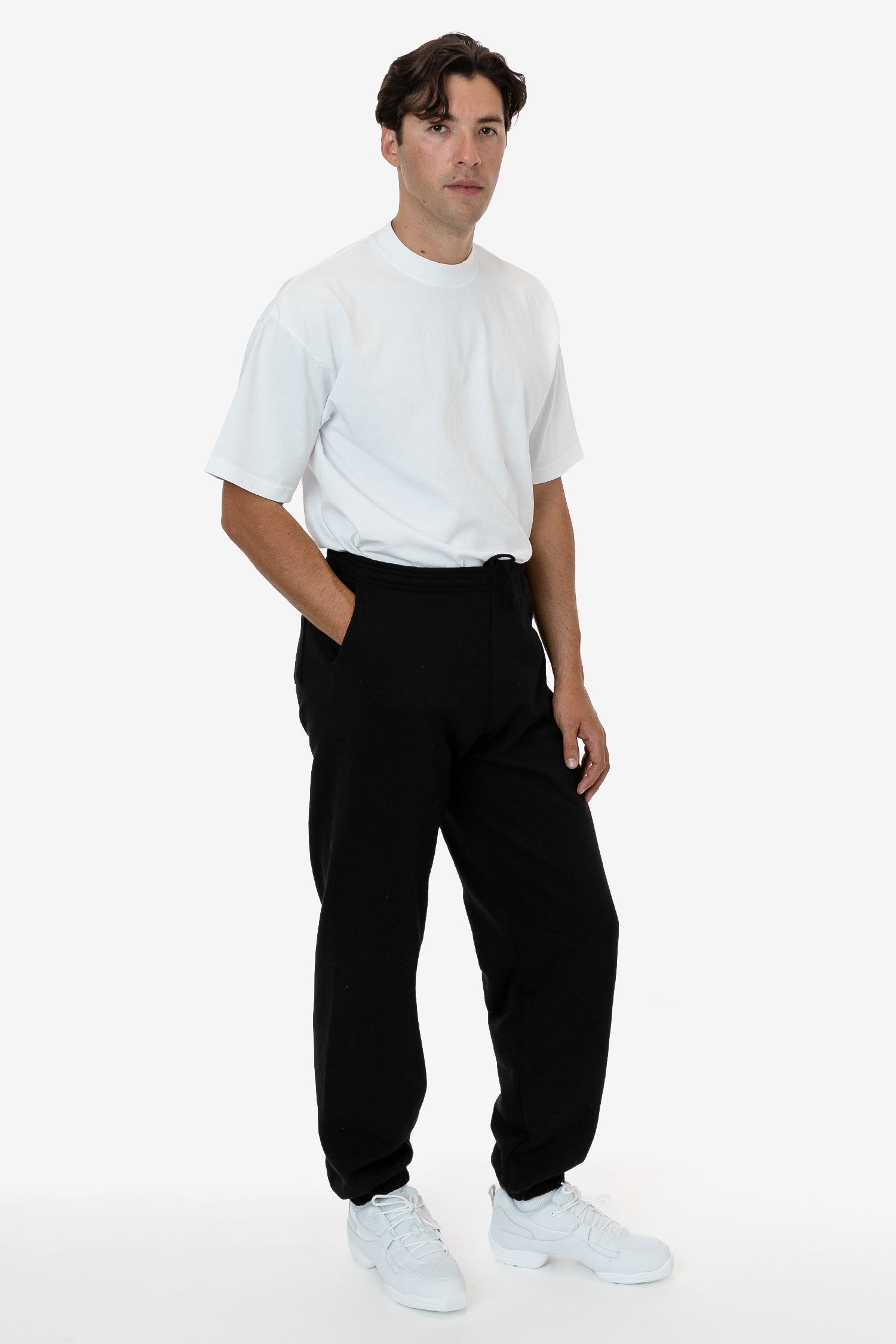 10 OZ MID-WEIGHT POLY COTTON FLEECE WIDE SWEATPANT 13