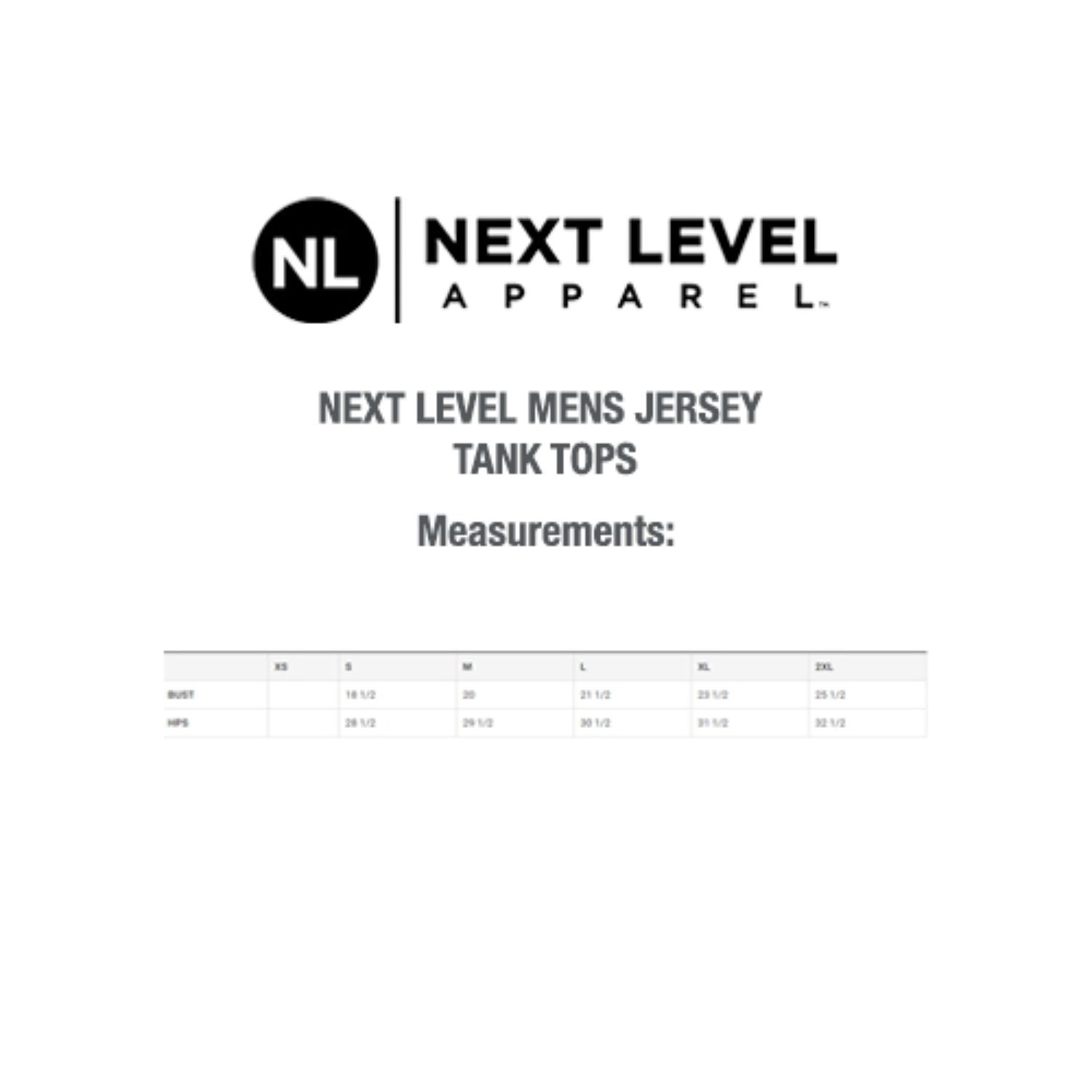 Next Level 4.3 oz. 100% Combed Cotton Men's Jersey Tank Tops 2
