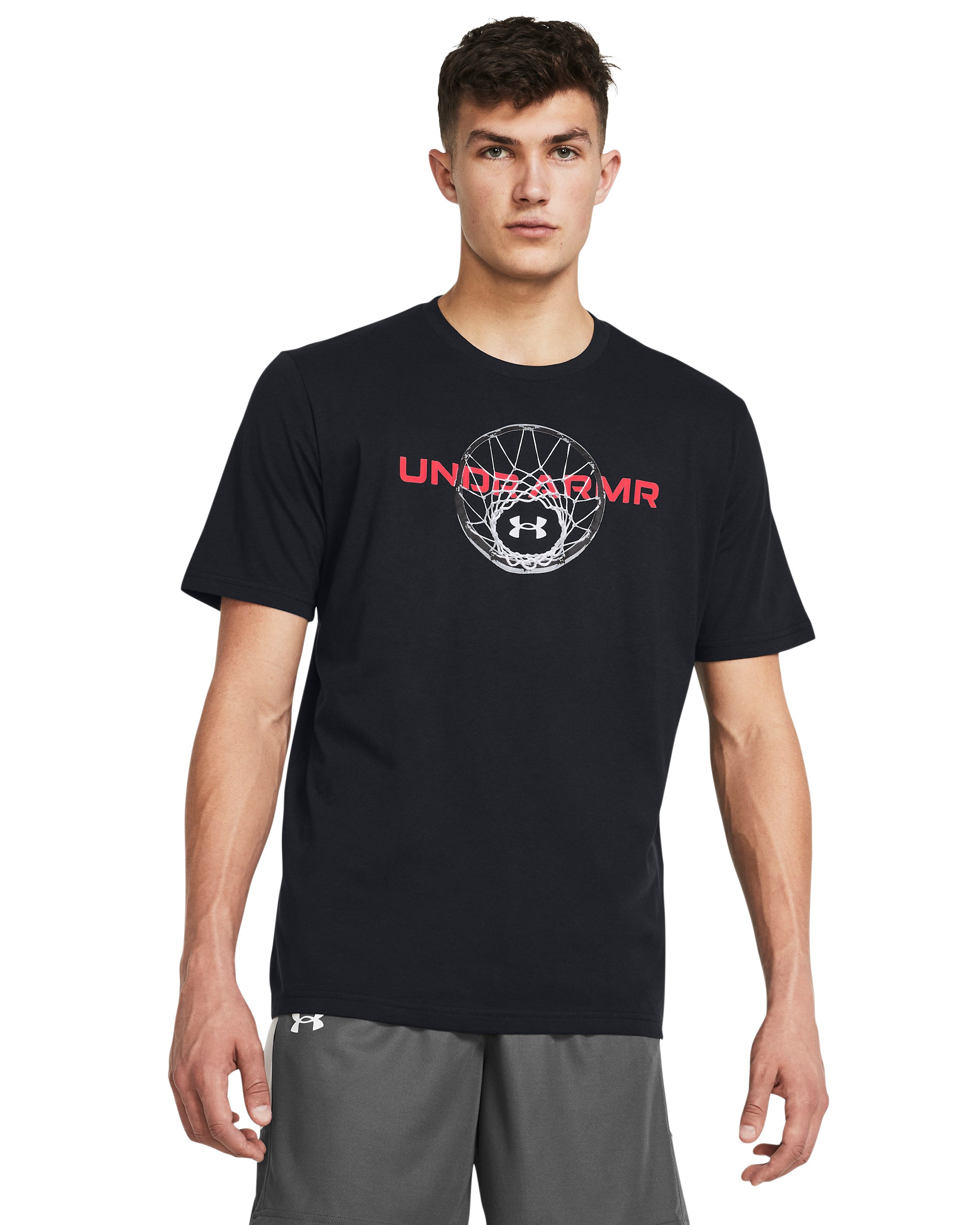 UA Basketball Net Wordmark Men's Short Sleeve 1