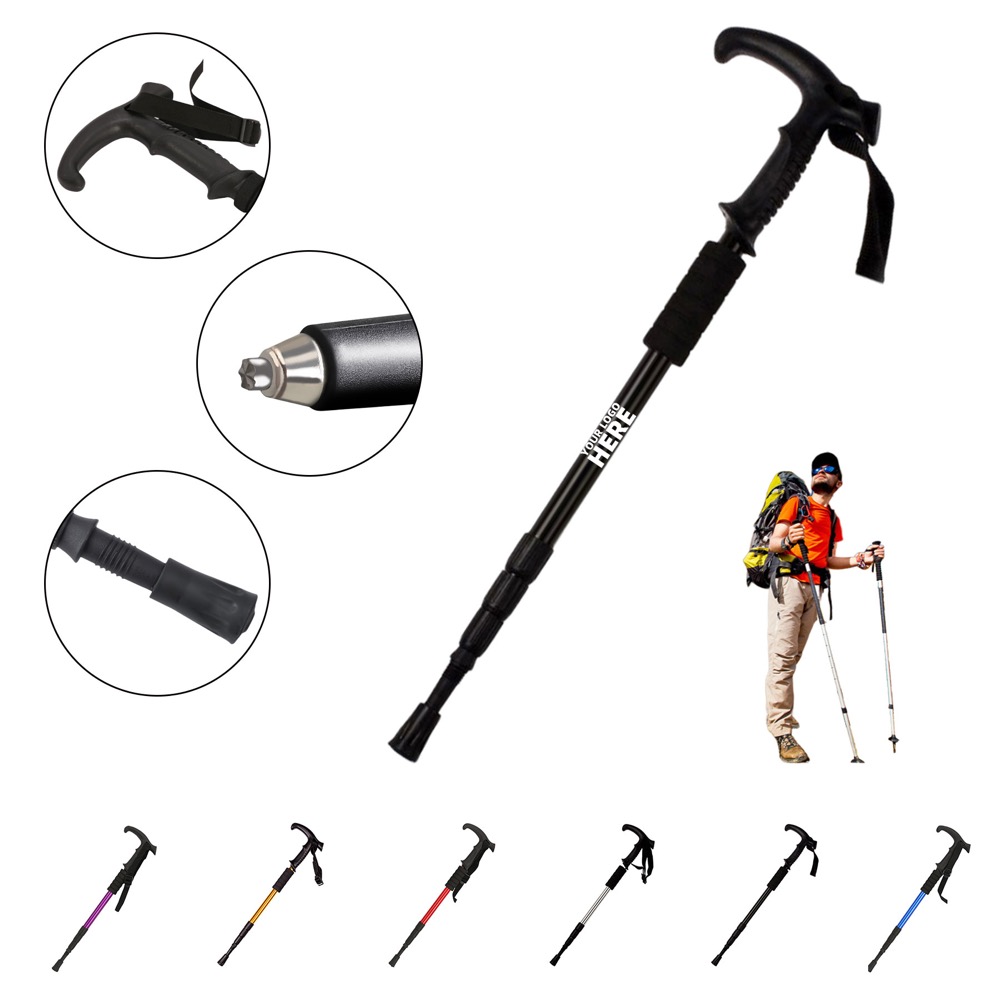 Aluminum Alloy Foldable Hiking Trekking Pole 1