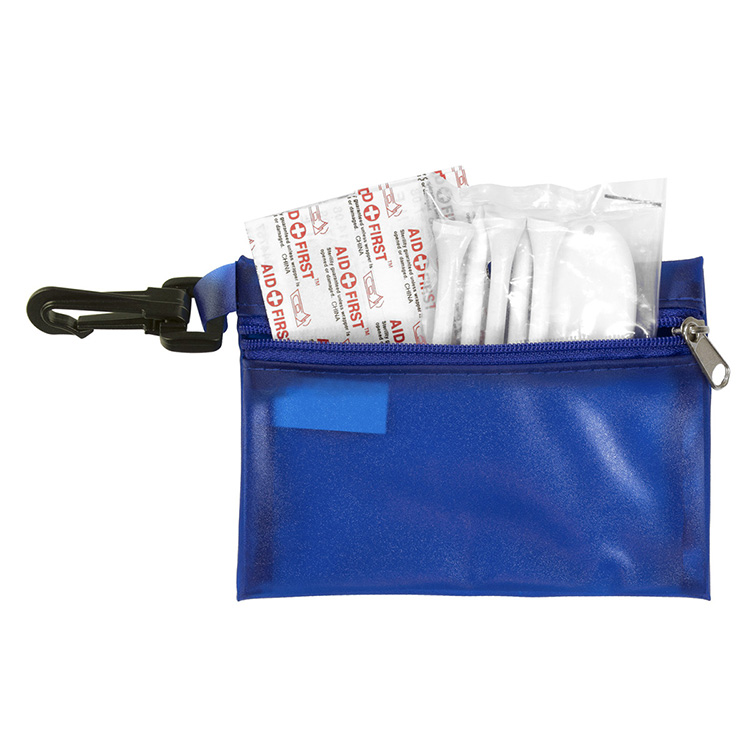 "FAIRWAY 12" 12 Piece Healthy Living Sun Kit Components inserted into Translucent Zipper Pack with C 15