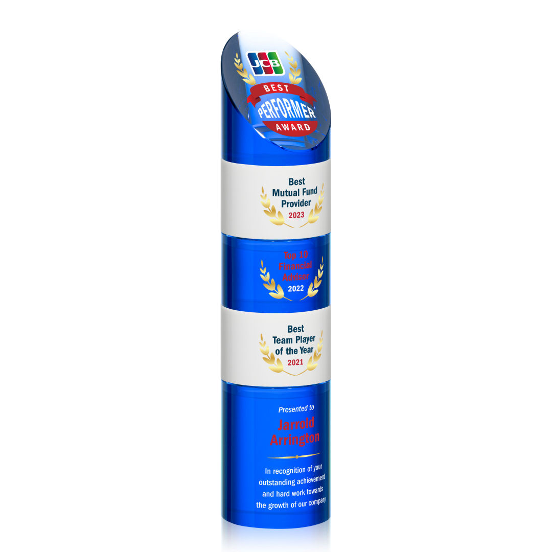 Atlantis Stacker VividPrint™ Award - Blue 15
