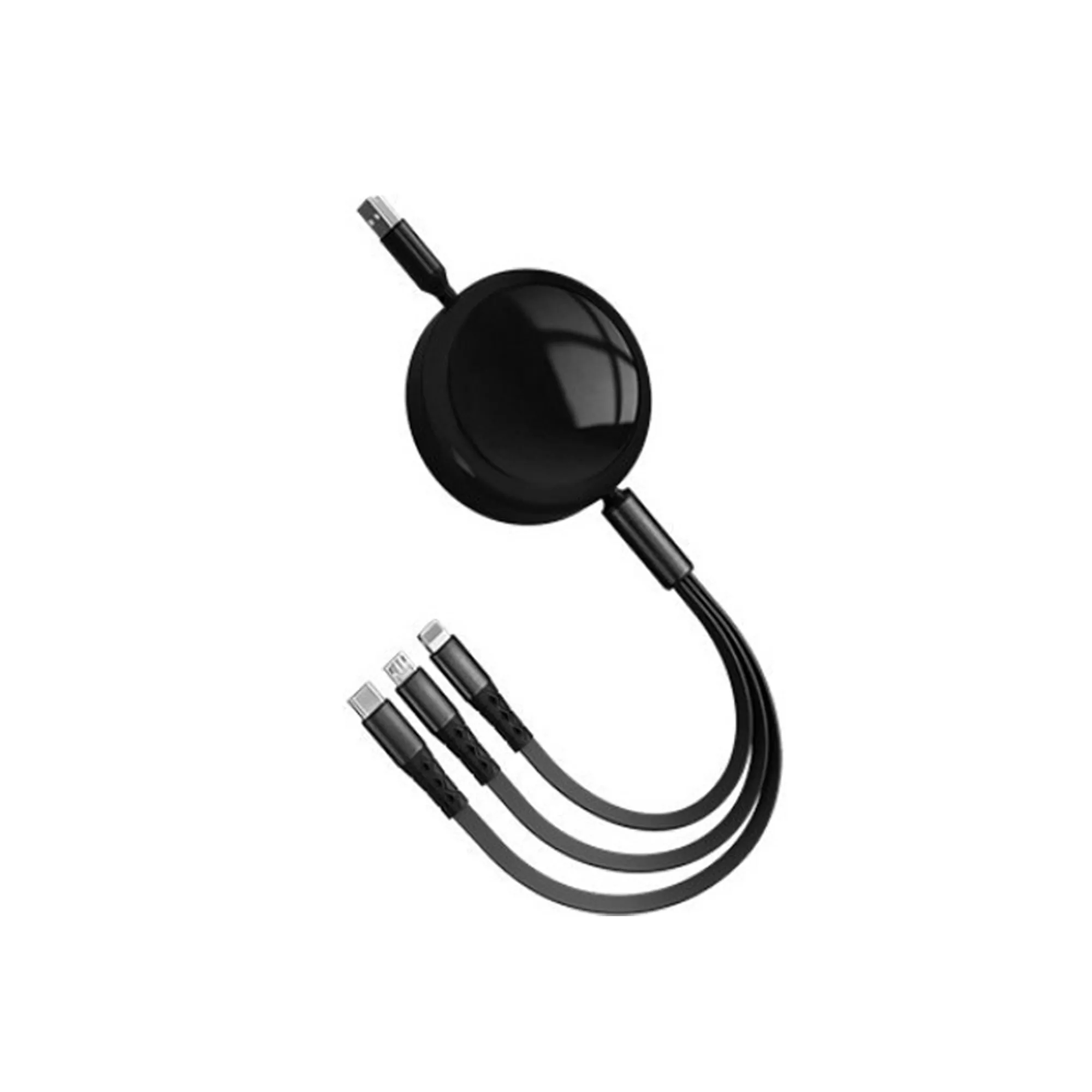 Three-In-One Charging Retractable Data Cable 5