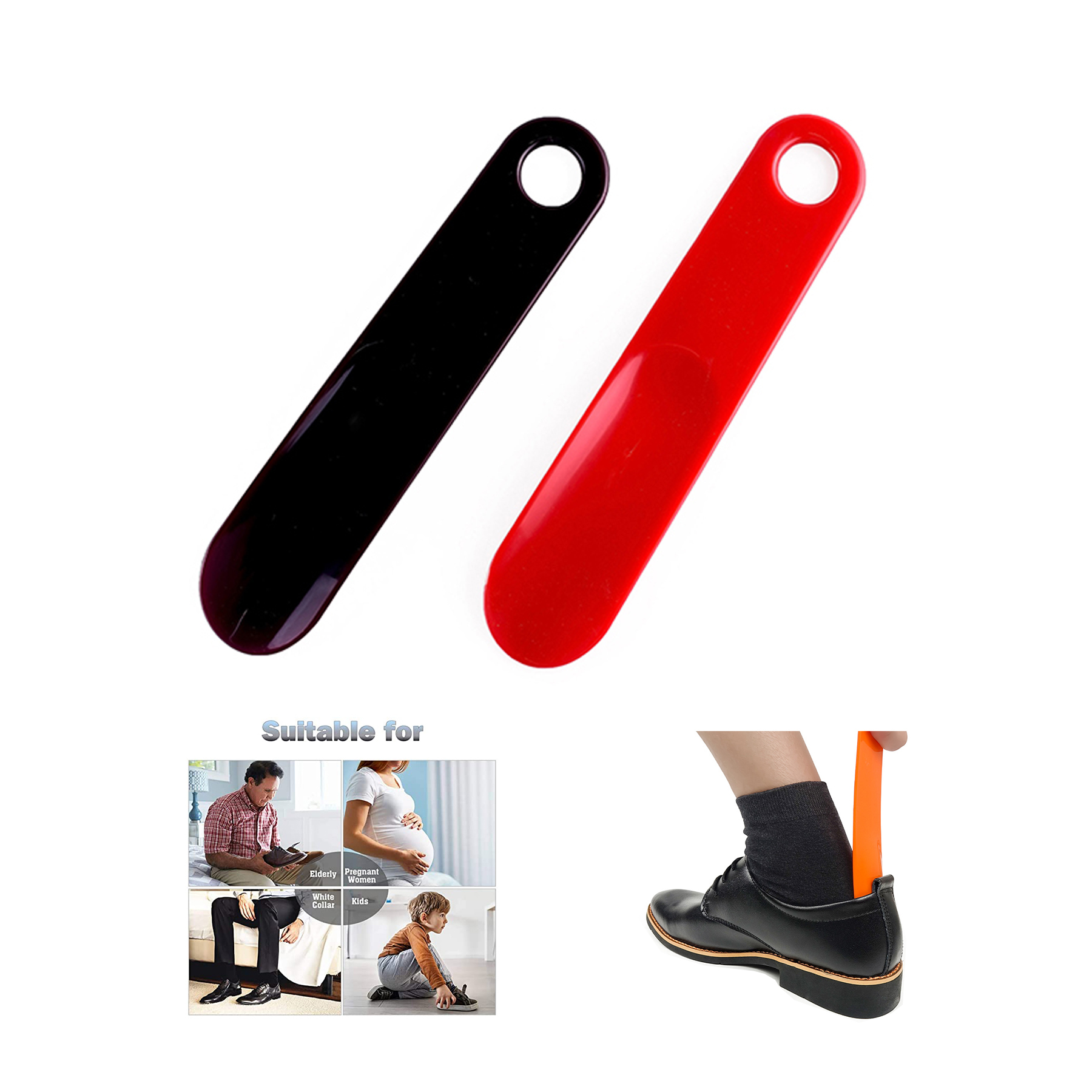 7 1/2" Plastic Shoe Horn 2