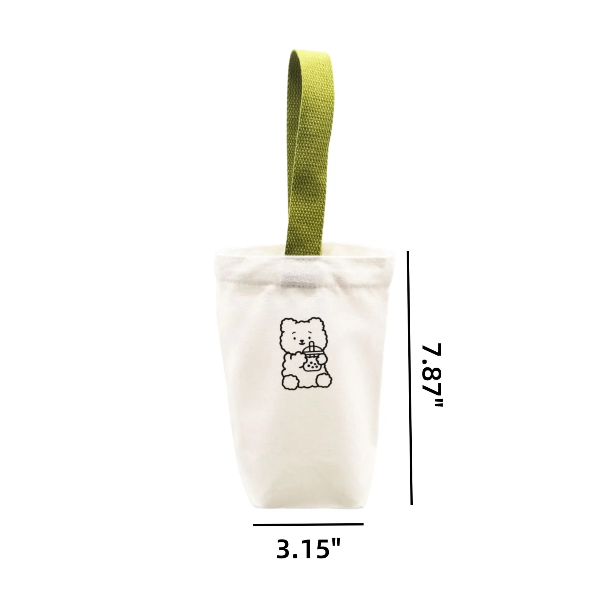 Eco Vertical Canvas Pouch Tote Bag Durable, custom tote bag with logo imprint 3