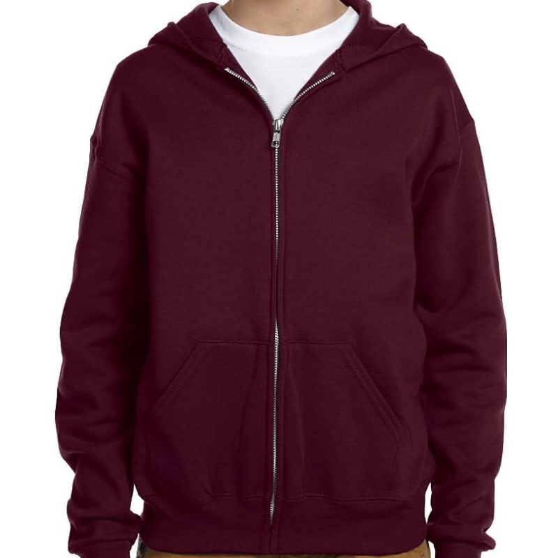 Jerzees Youth 8 Oz., 50/50 NuBlend® Fleece Full-Zip Hood 11