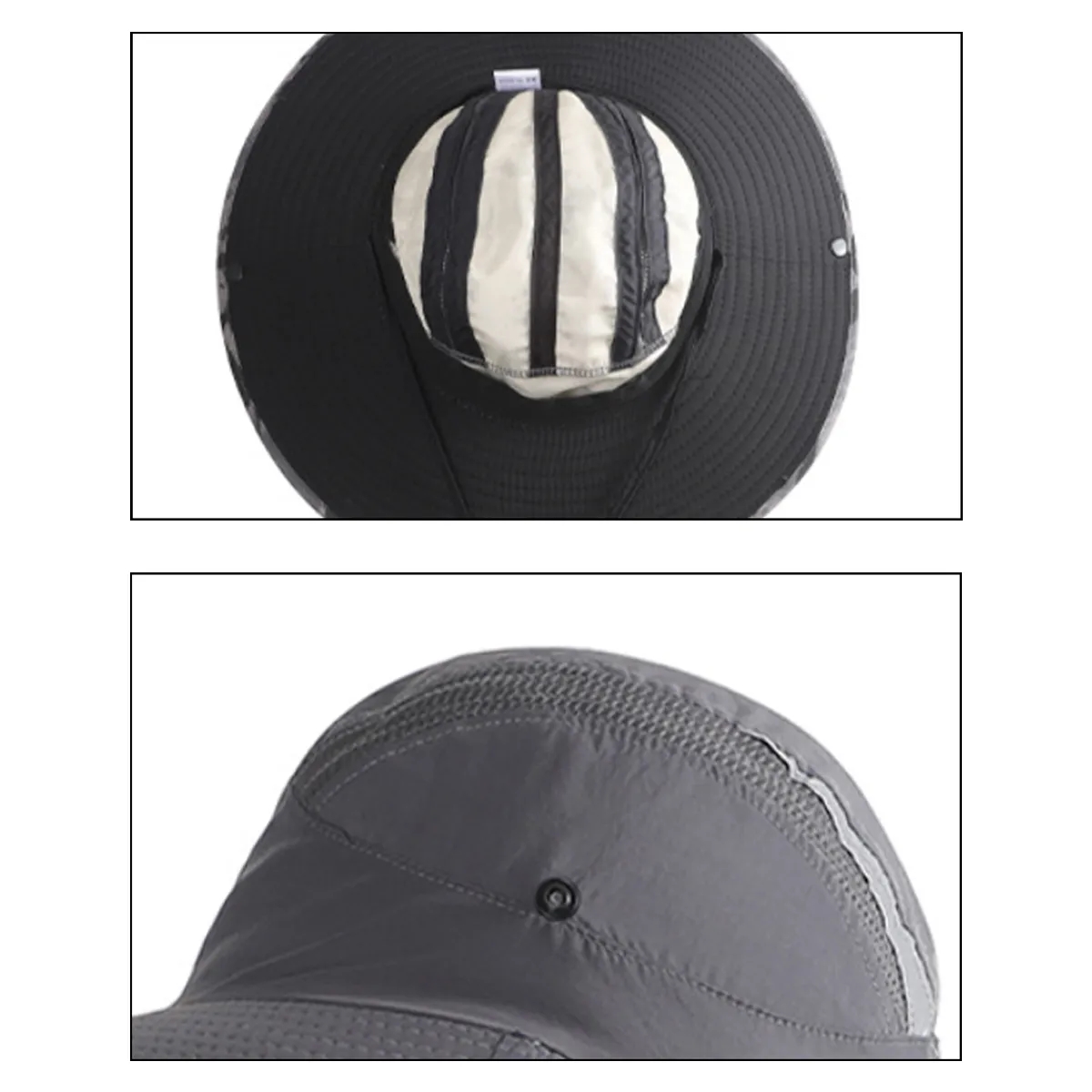 Outdoor Sun Protection Boonie Hat With Adjustable Chin Cord 3